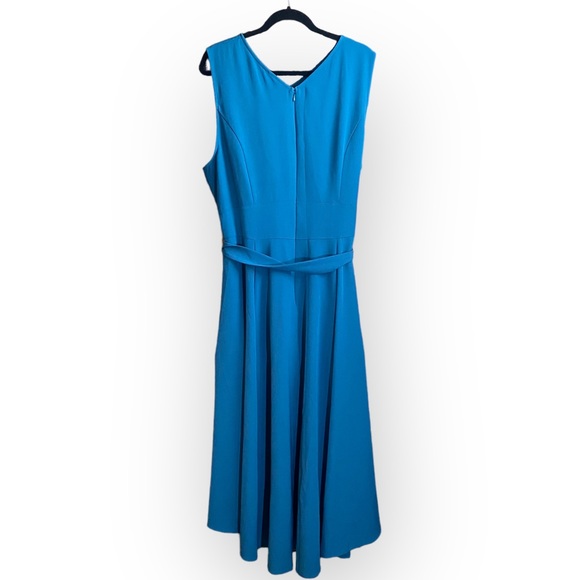 Lane Bryant Sleeveless High Low Teal Blue Dress Plus Size 22 - Picture 4 of 12